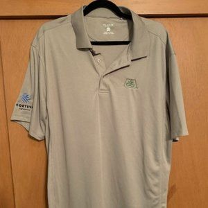 Pioneer Seed light tan polo, XL, like NEW